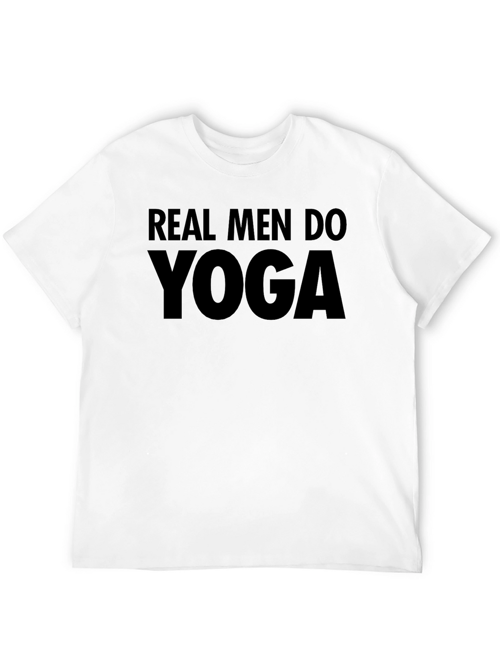 Real Men Do Yoga Black T-Shirt