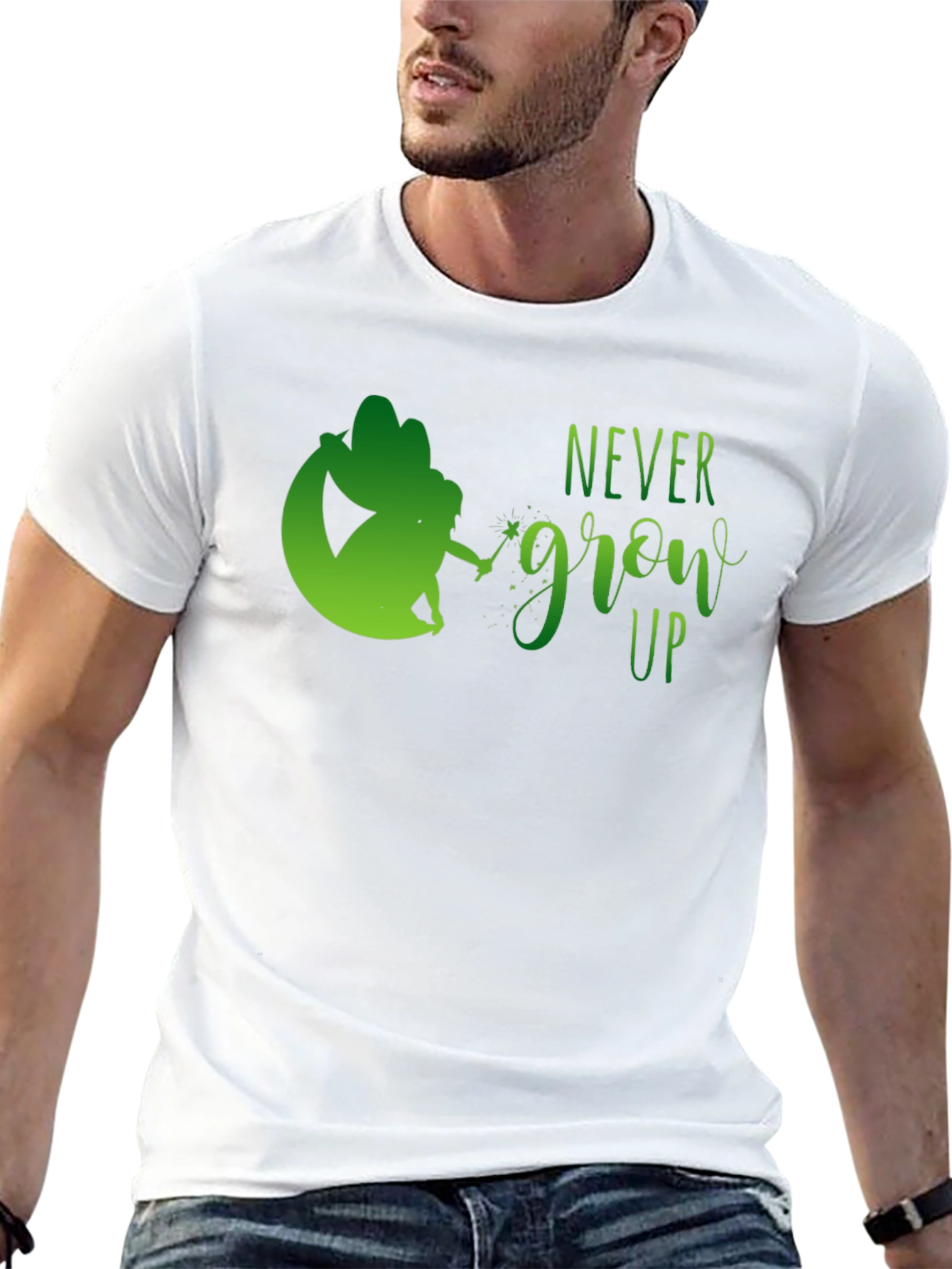 Never Grow Up Fairy Graphic Tee