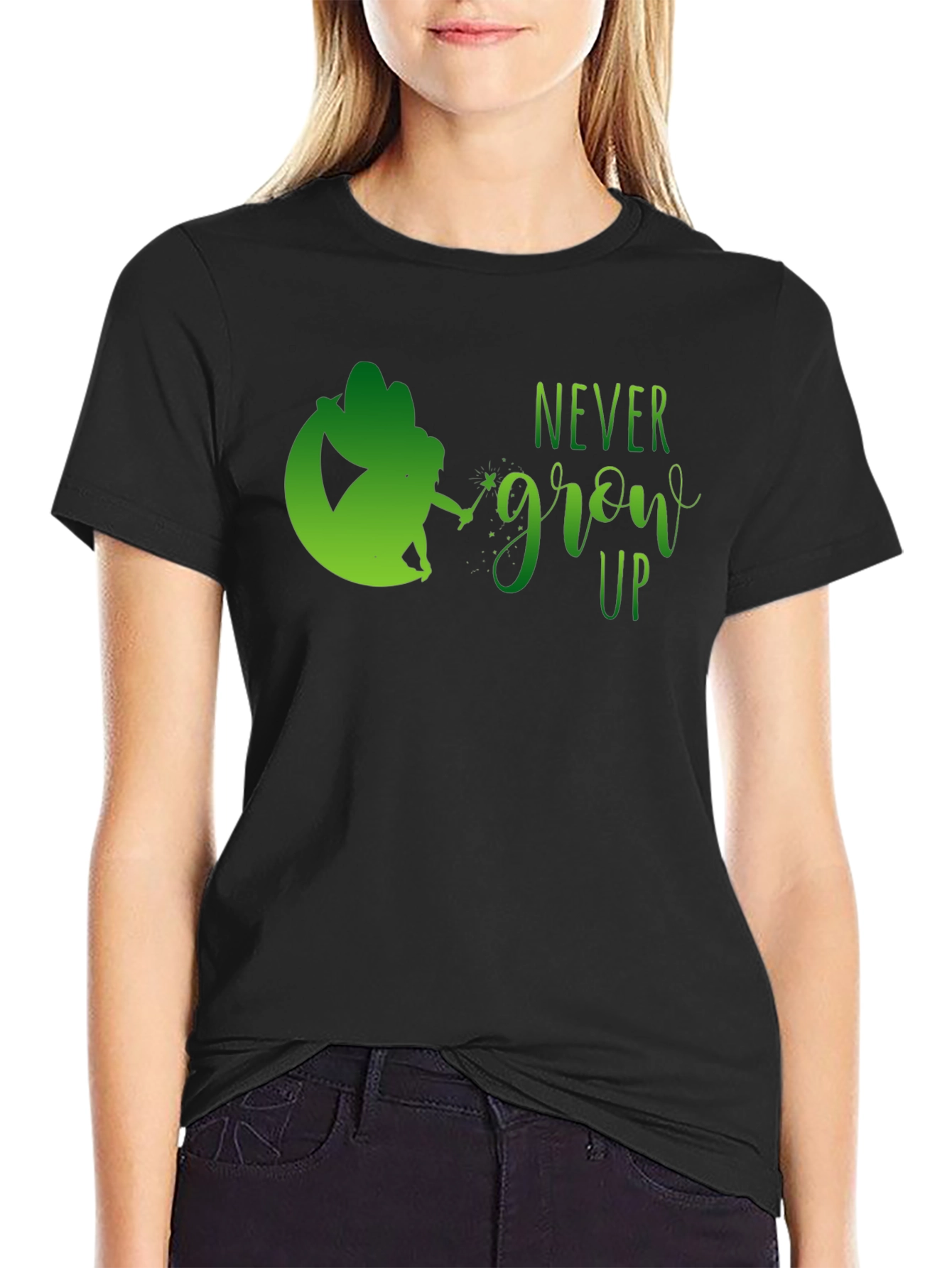 Never Grow Up Fairy Graphic Tee