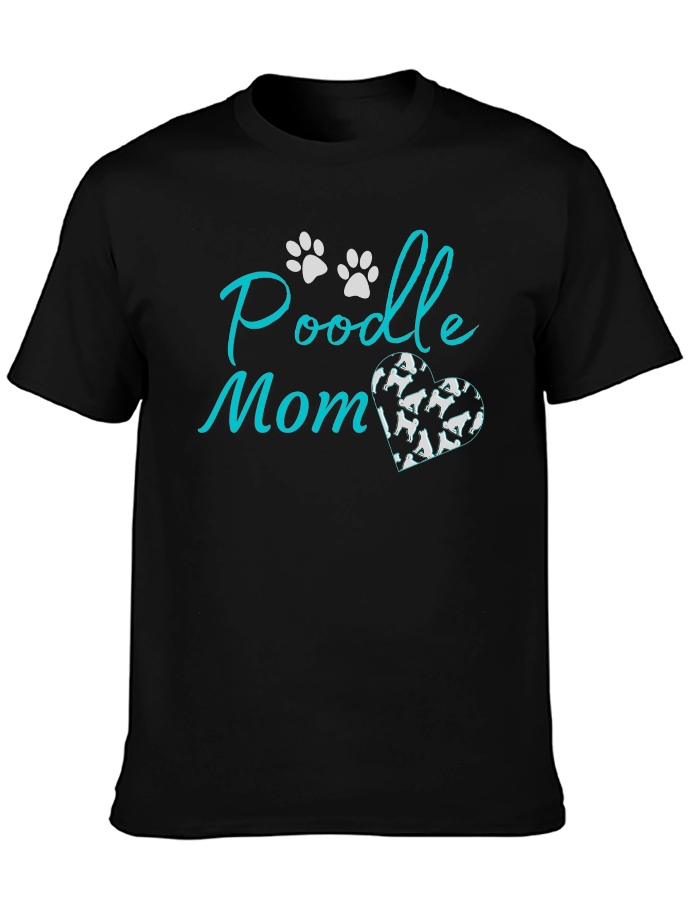 Poodle Mom Graphic T-Shirt - Cute Dog Lover Tee