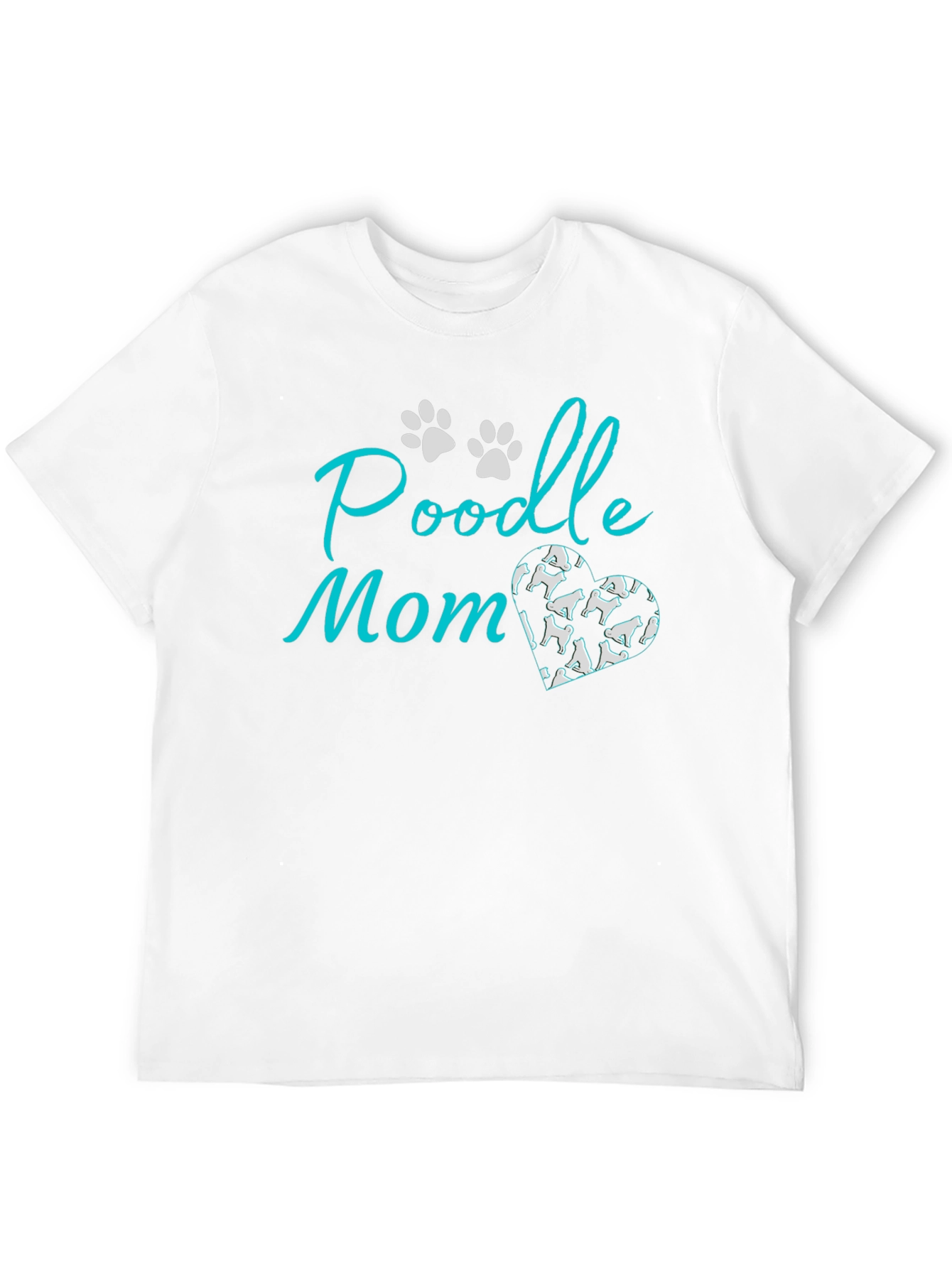 Poodle Mom Graphic T-Shirt - Cute Dog Lover Tee