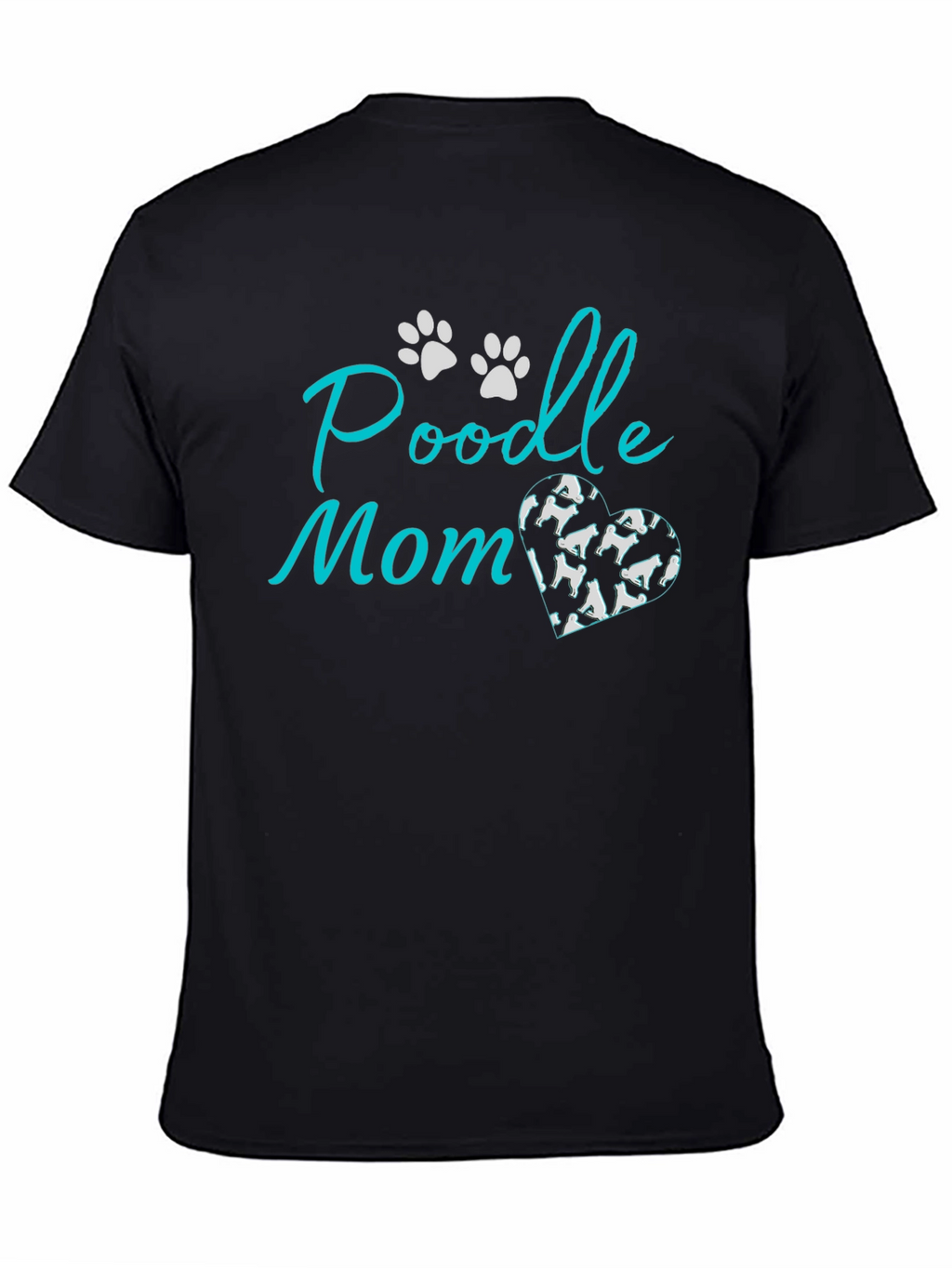Poodle Mom Graphic T-Shirt - Cute Dog Lover Tee