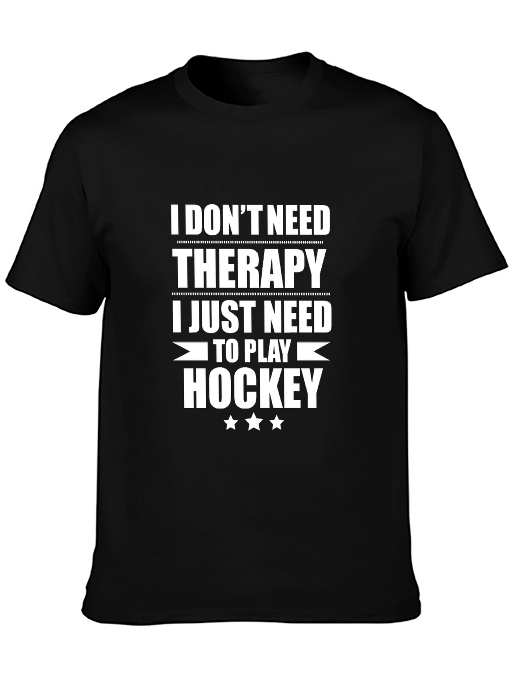 Hockey Therapy T-Shirt - Funny Player Gift