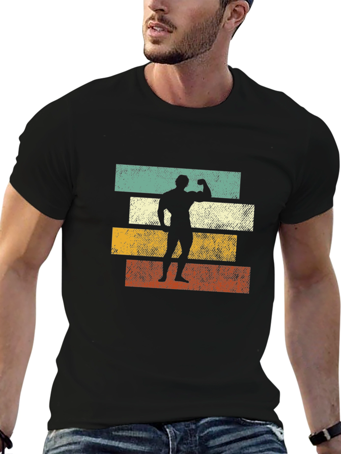 Retro Bodybuilder Graphic Tee
