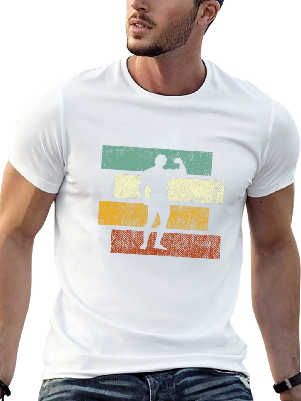 Retro Bodybuilder Graphic Tee