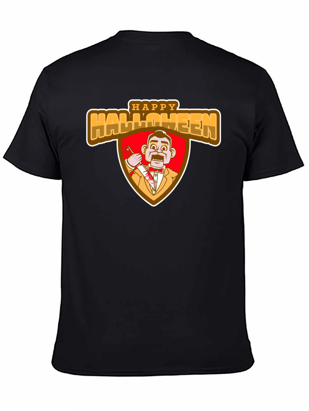 Happy Halloween Scary Dummy Graphic T-Shirt