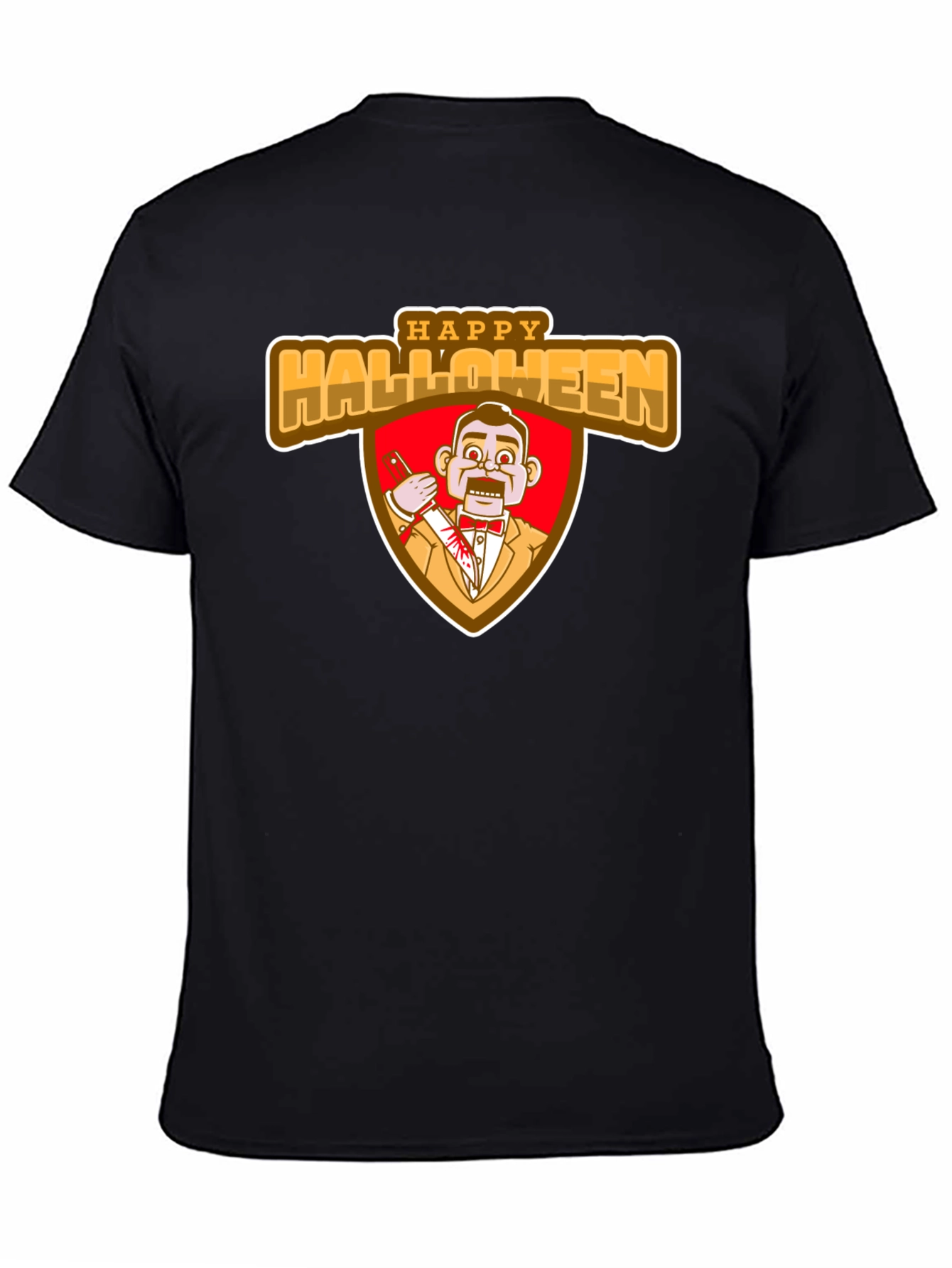 Happy Halloween Scary Dummy Graphic T-Shirt