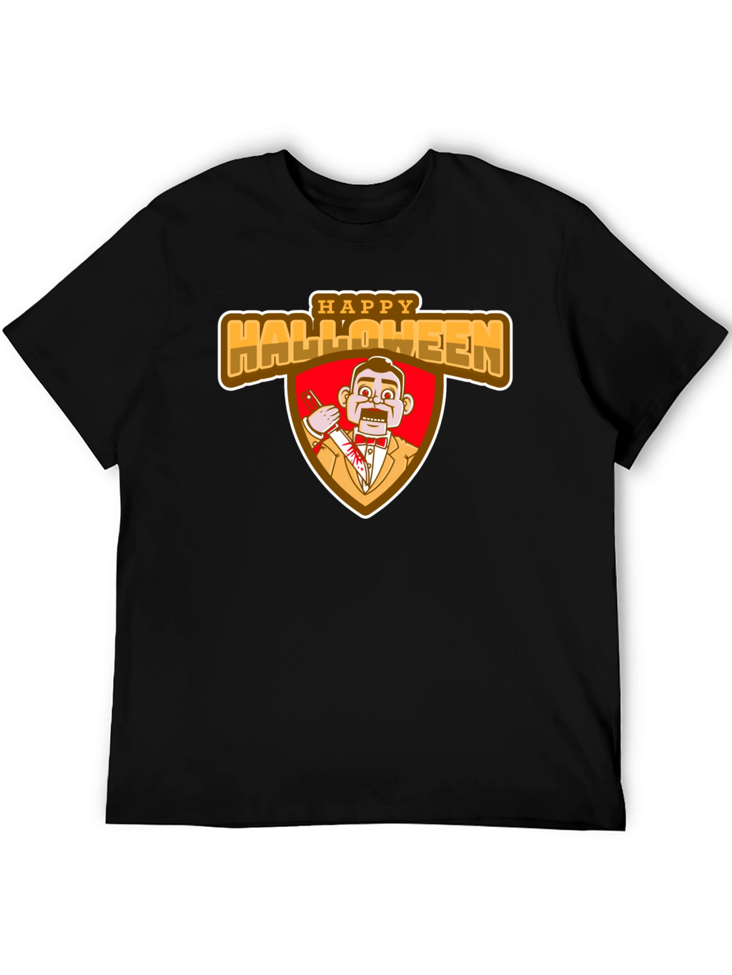 Happy Halloween Scary Dummy Graphic T-Shirt