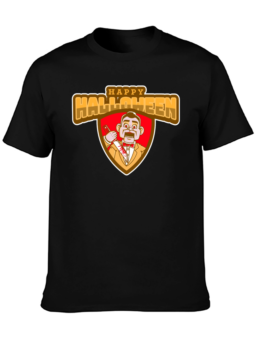 Happy Halloween Scary Dummy Graphic T-Shirt
