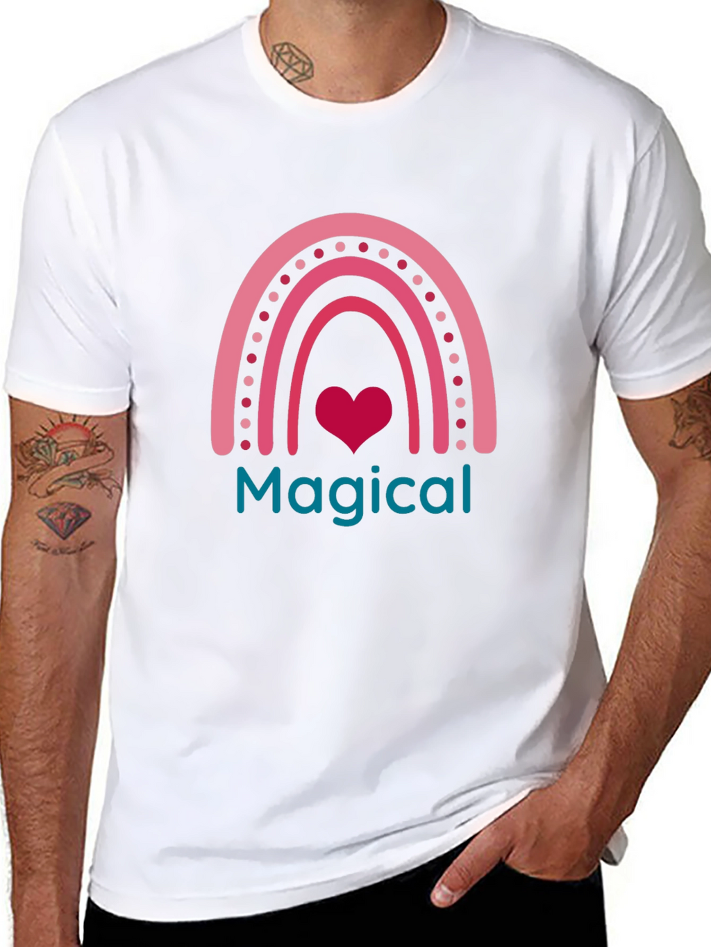Magical Rainbow Heart T-Shirt