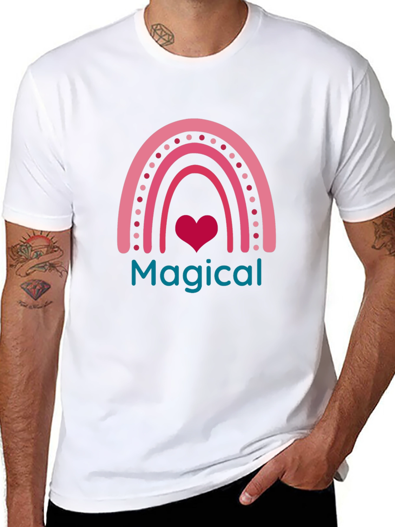 Magical Rainbow Heart T-Shirt