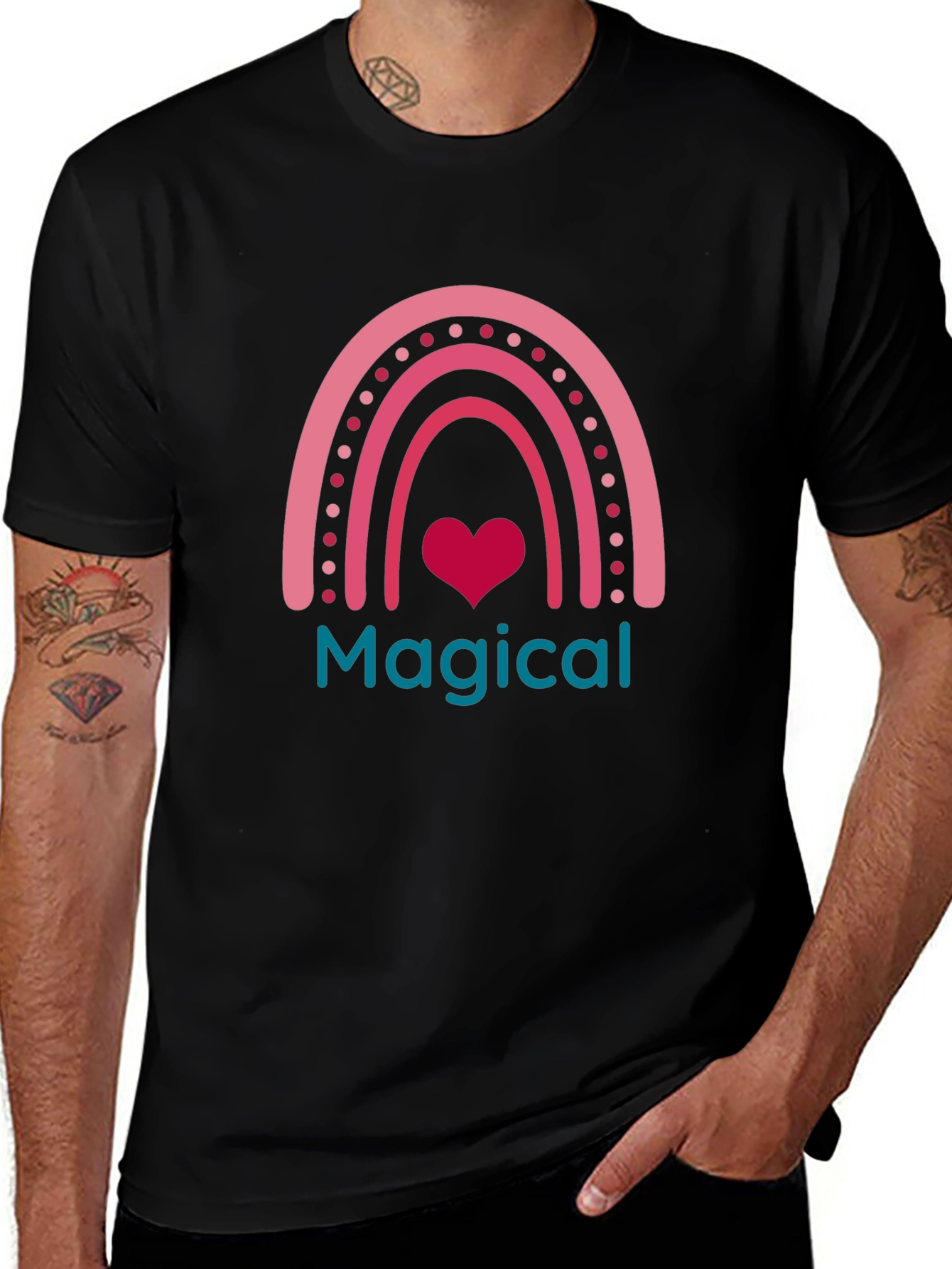Magical Rainbow Heart T-Shirt