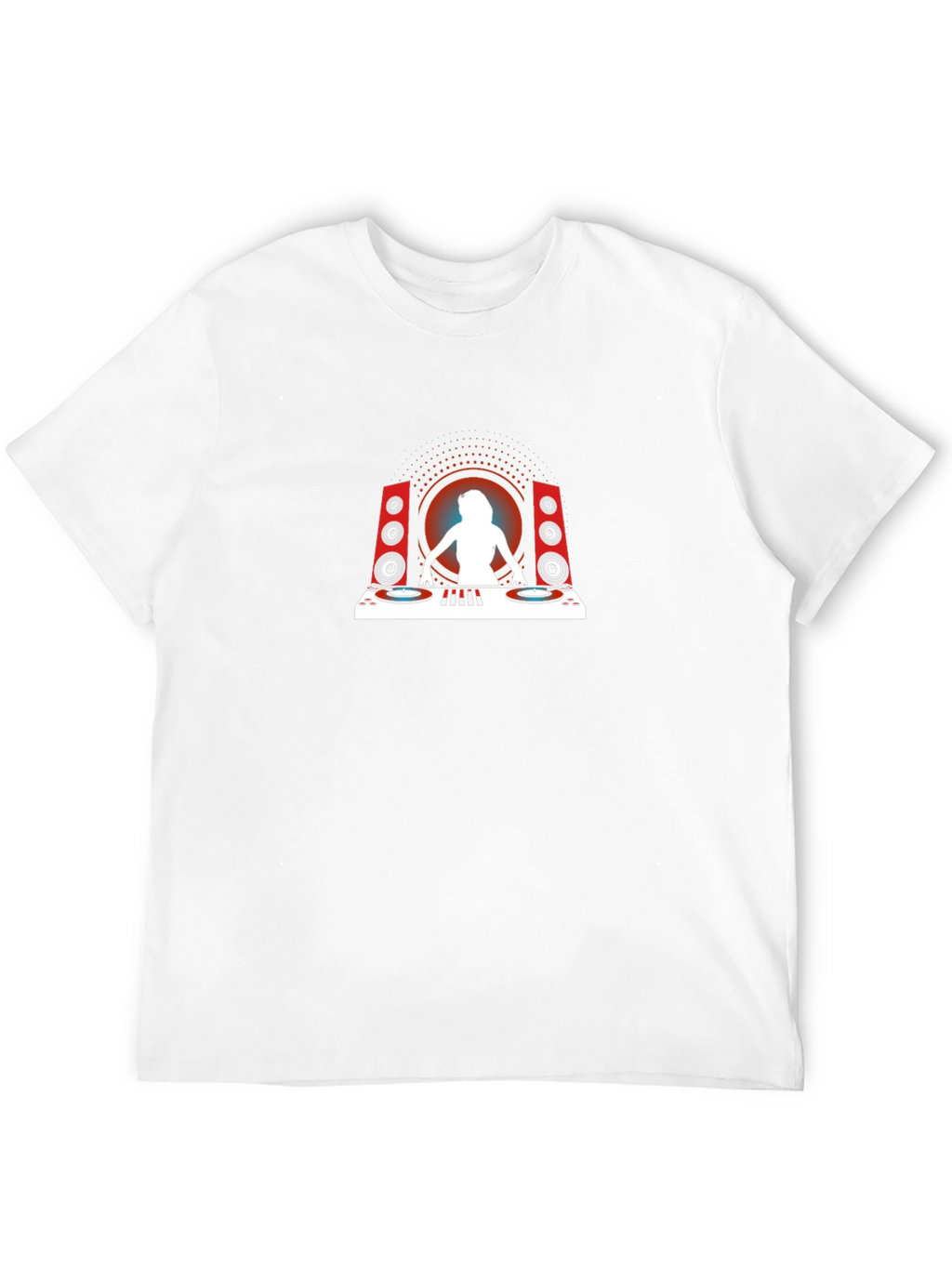 DJ Graphic T-Shirt - Black Crew Neck Tee