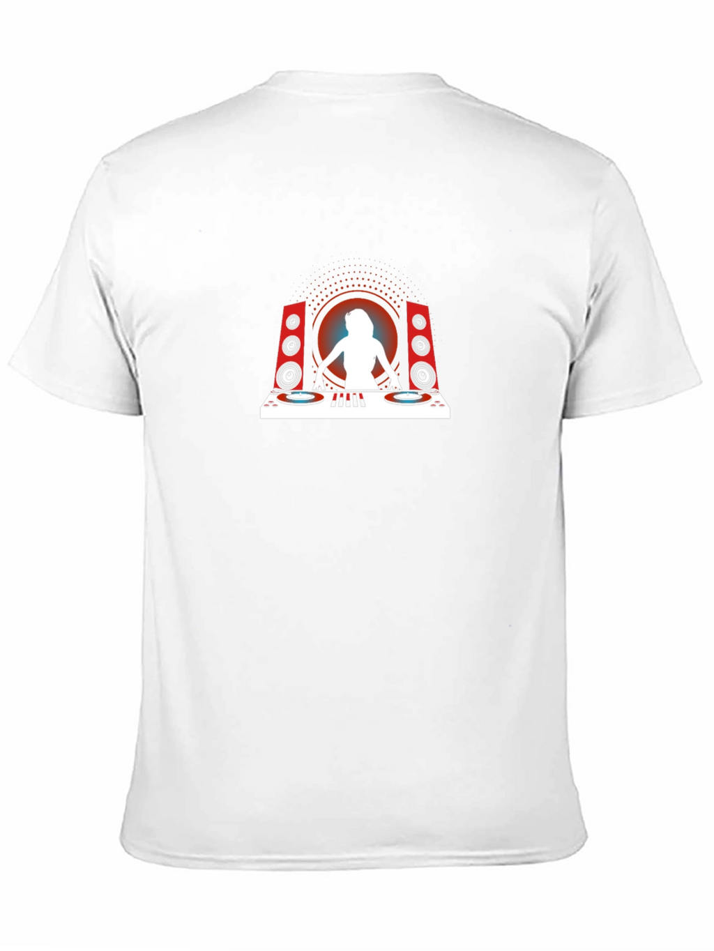 DJ Graphic T-Shirt - Black Crew Neck Tee