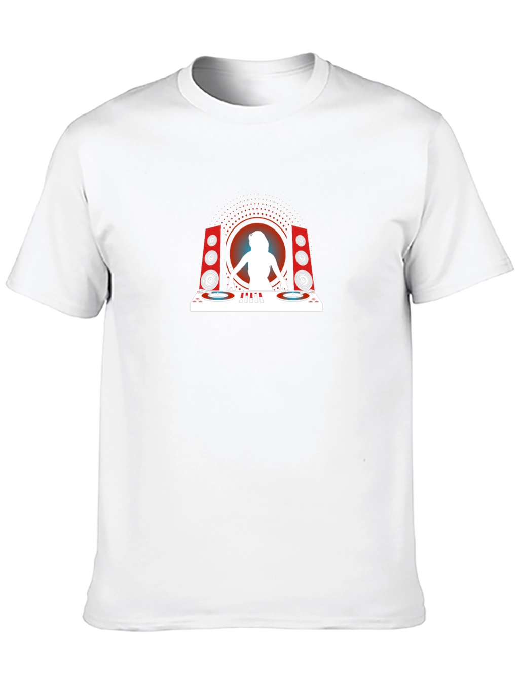 DJ Graphic T-Shirt - Black Crew Neck Tee