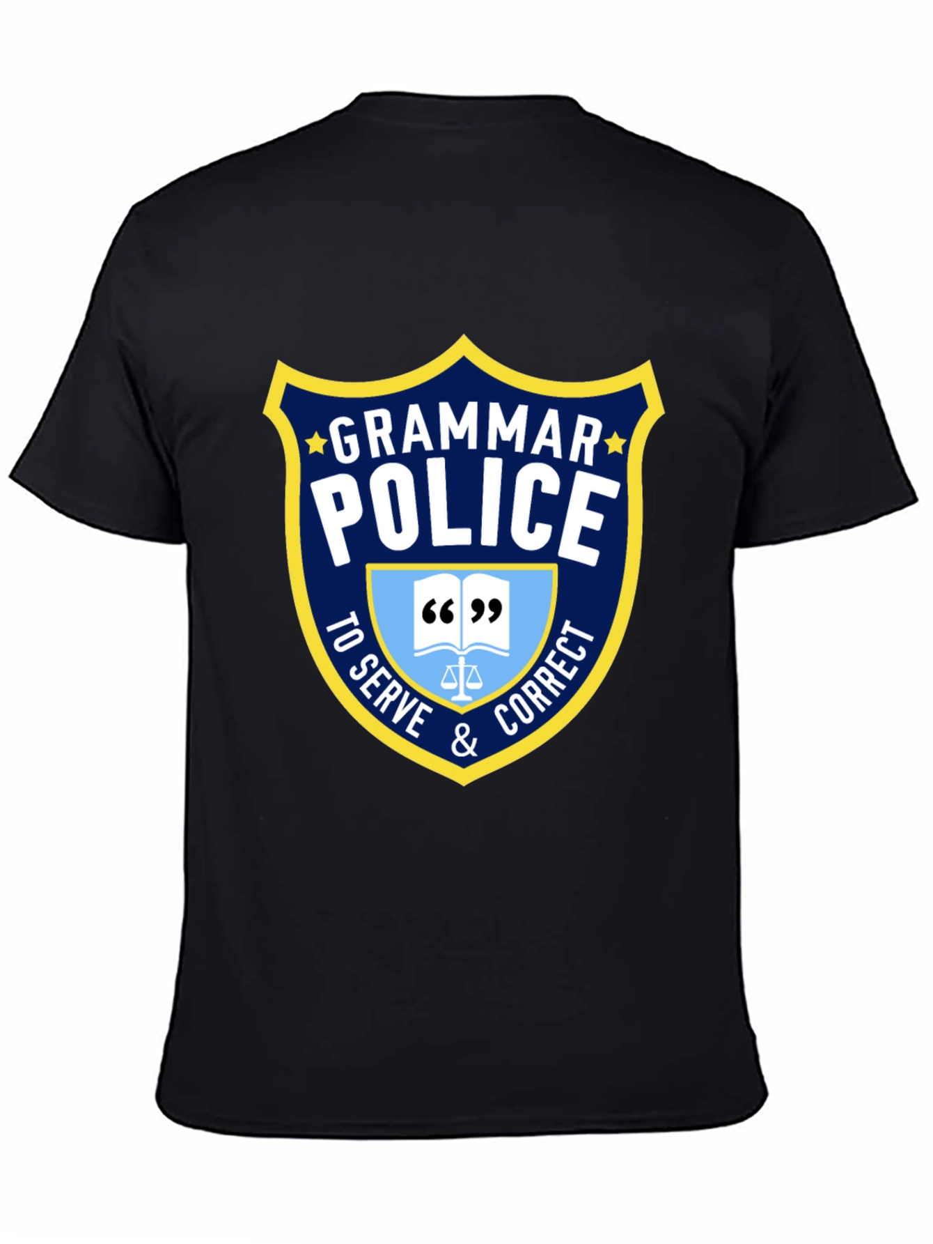 Grammar Police T-Shirt - Serve & Correct Style