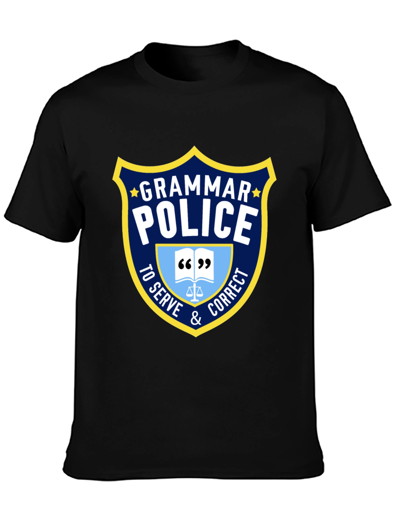 Grammar Police T-Shirt - Serve & Correct Style