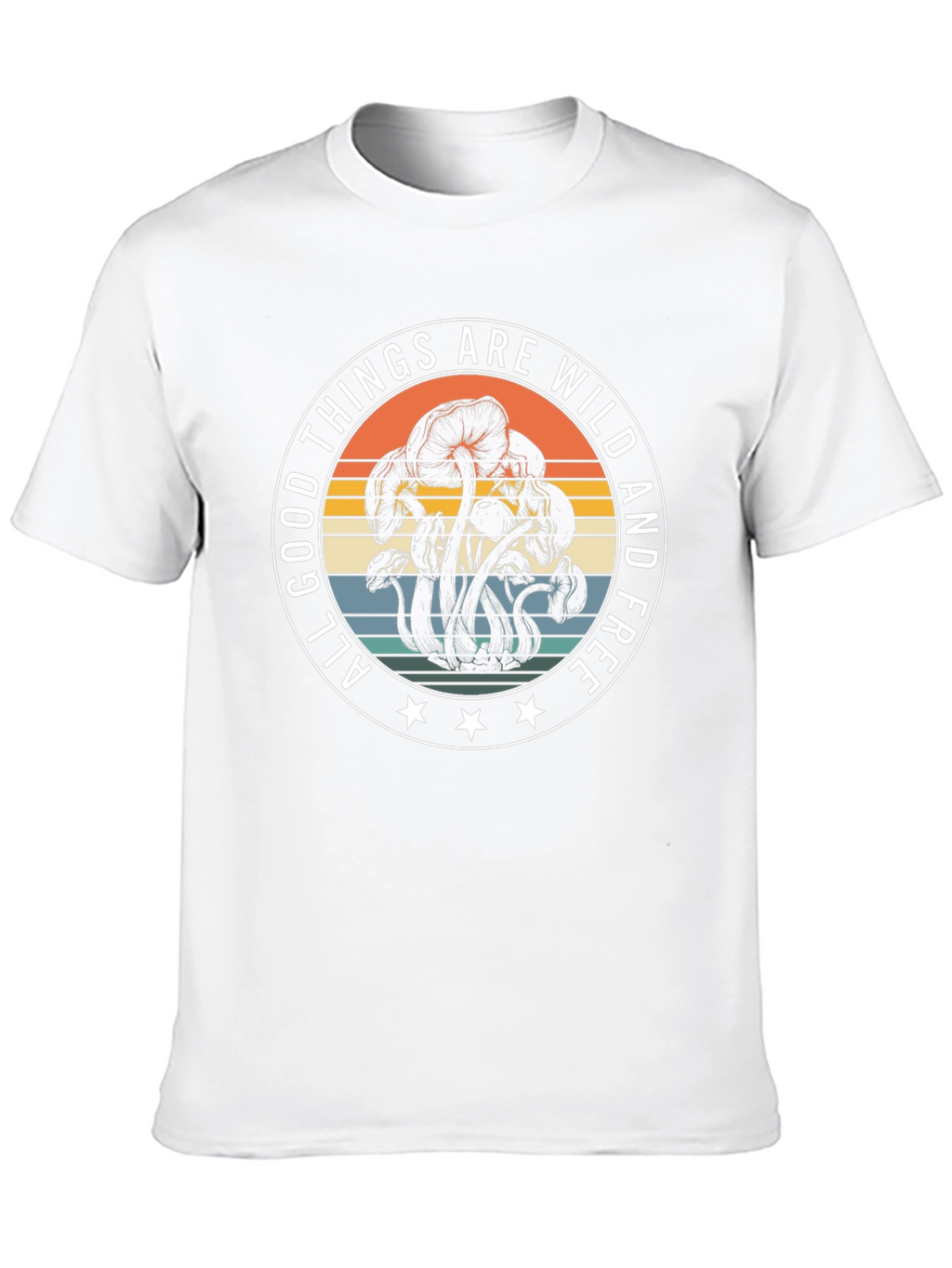 Wild & Free Mushroom Graphic T-Shirt