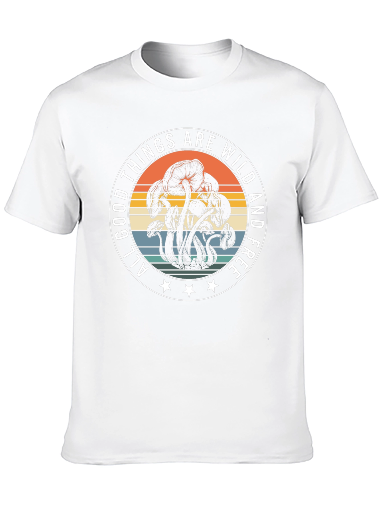 Wild & Free Mushroom Graphic T-Shirt