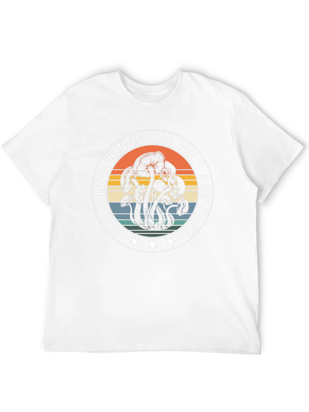 Wild & Free Mushroom Graphic T-Shirt