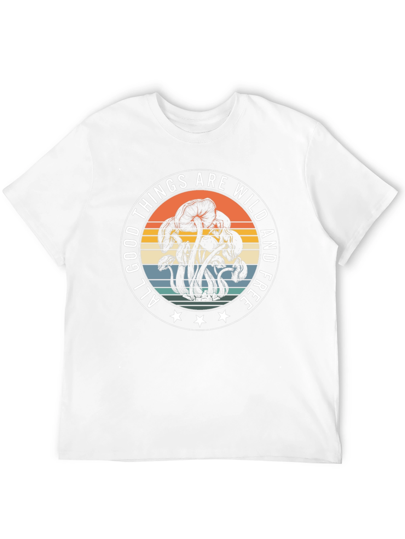 Wild & Free Mushroom Graphic T-Shirt