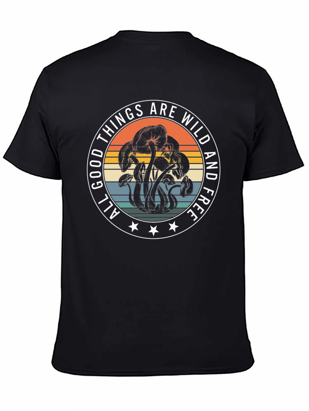 Wild & Free Mushroom Graphic T-Shirt