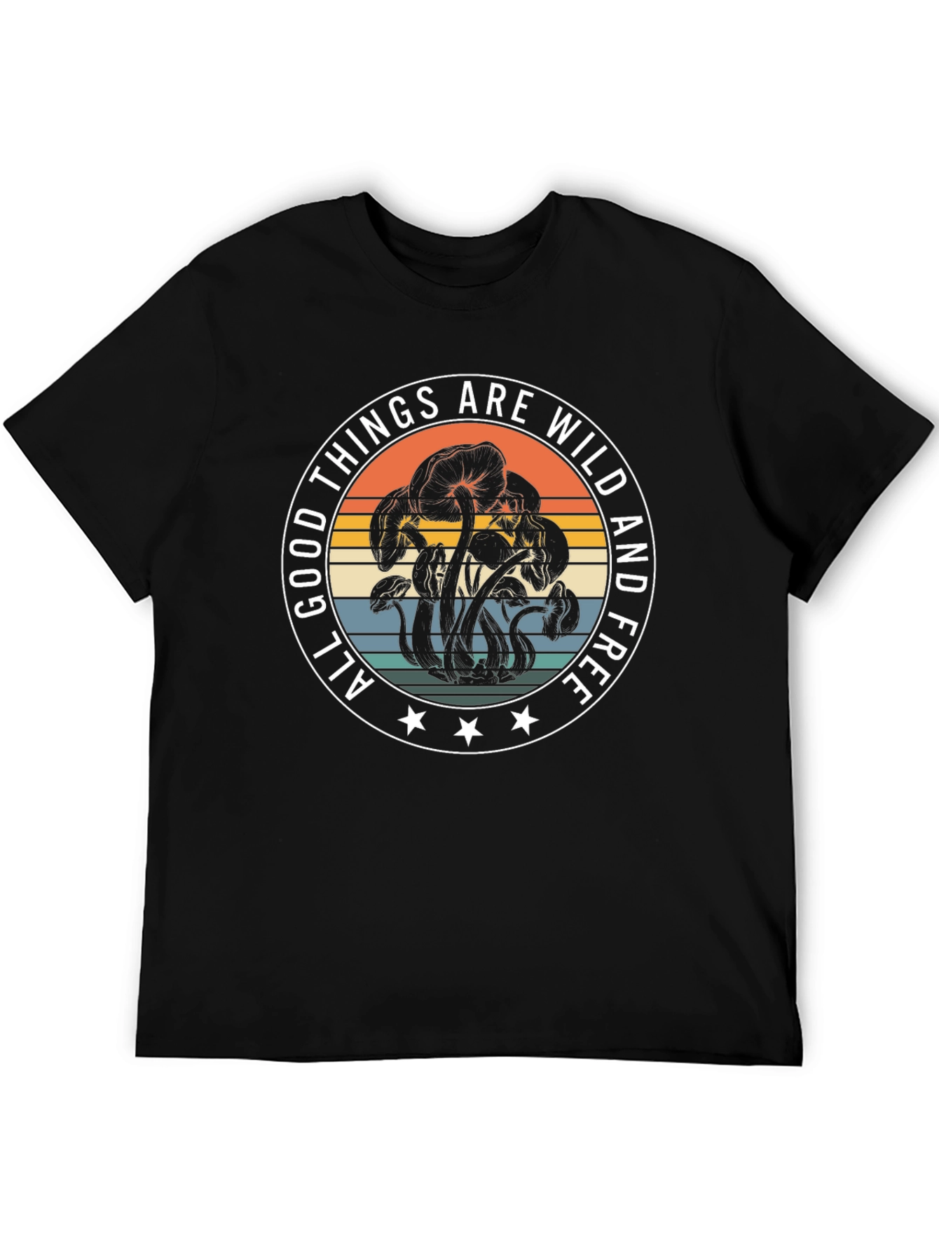 Wild & Free Mushroom Graphic T-Shirt