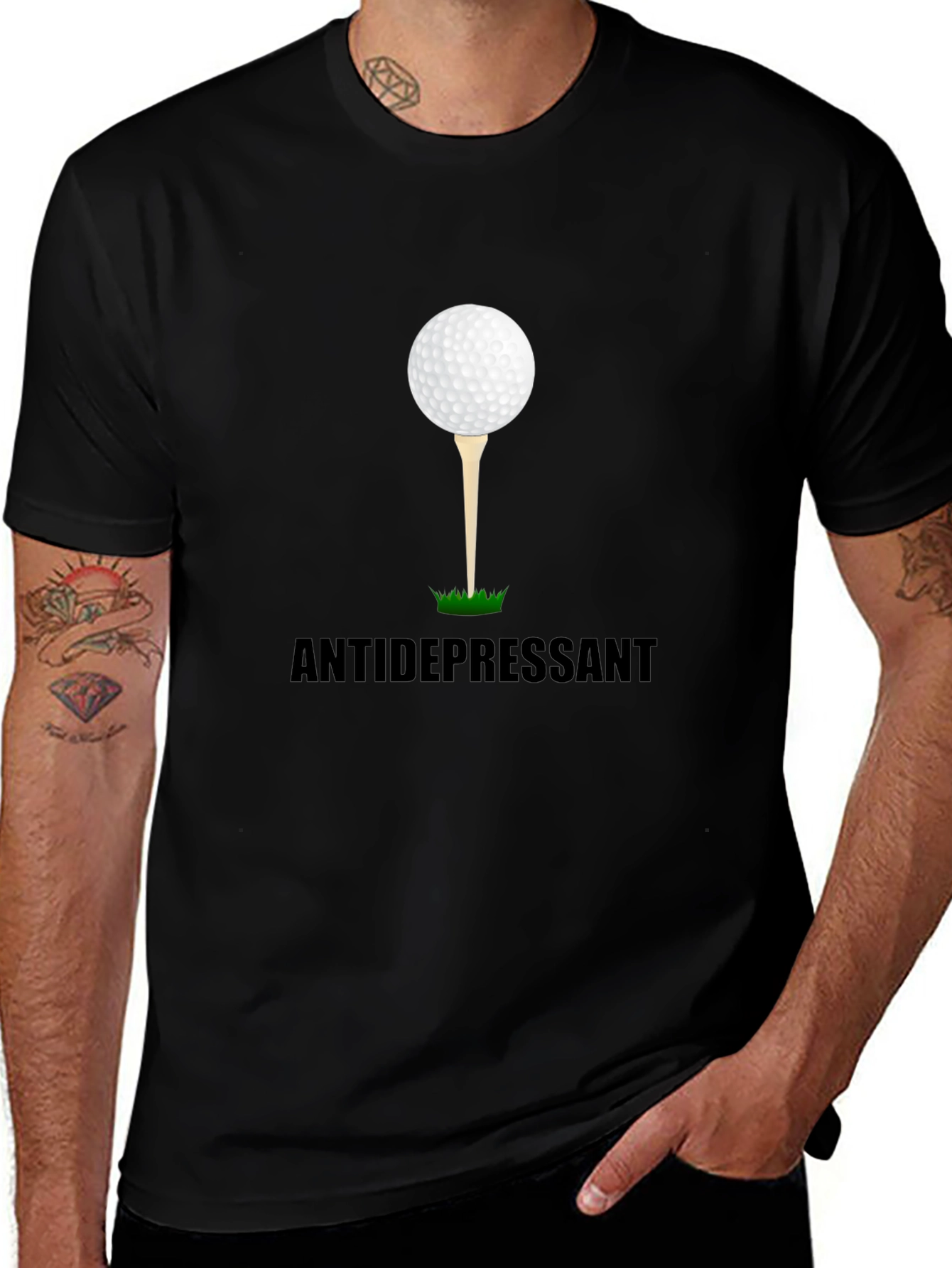 Golf Antidepressant T-Shirt