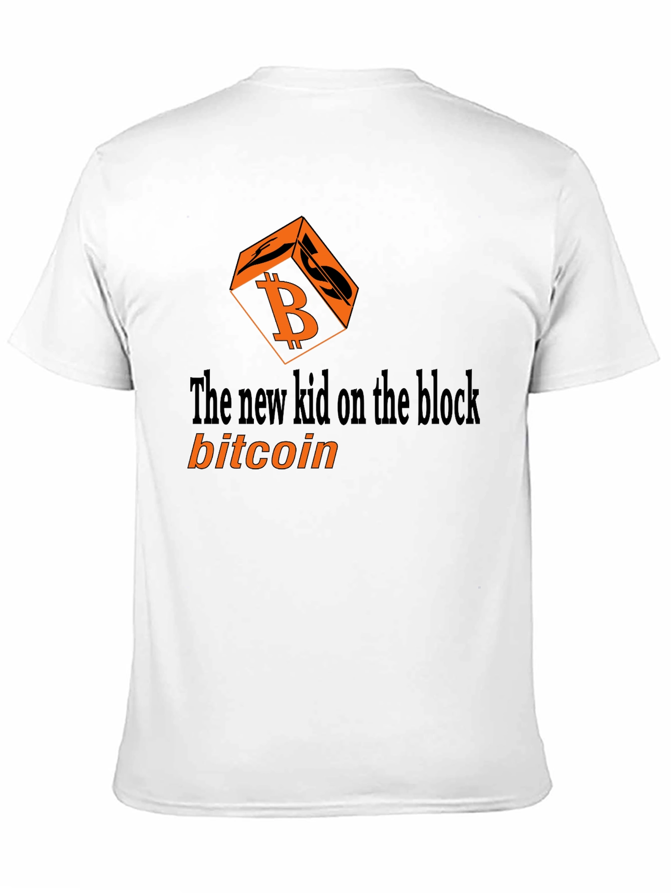 Bitcoin New Kid on the Block Black Graphic T-Shirt
