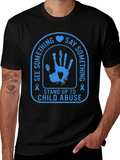 Child Abuse Awareness Graphic Tee