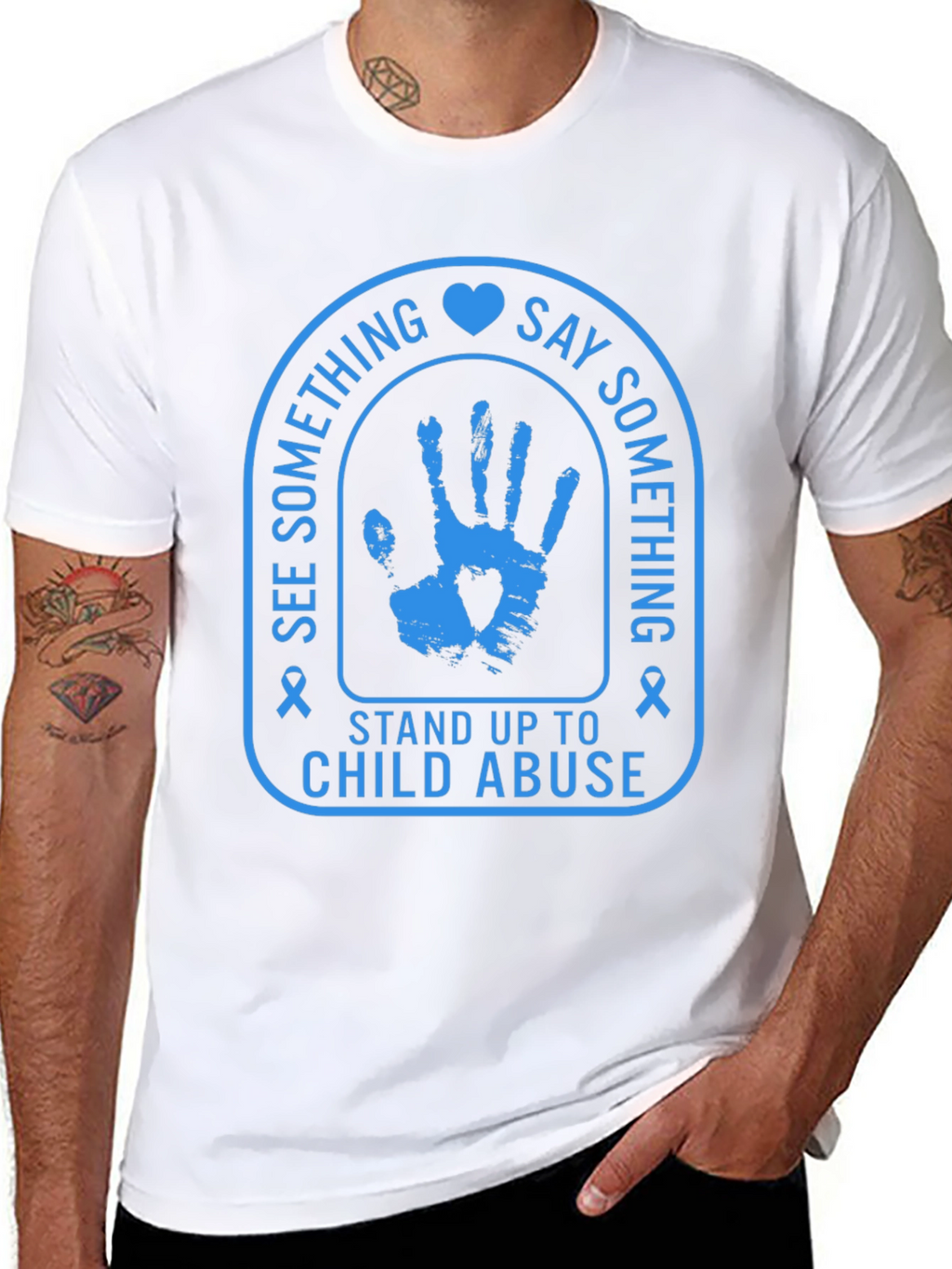 Child Abuse Awareness Graphic Tee