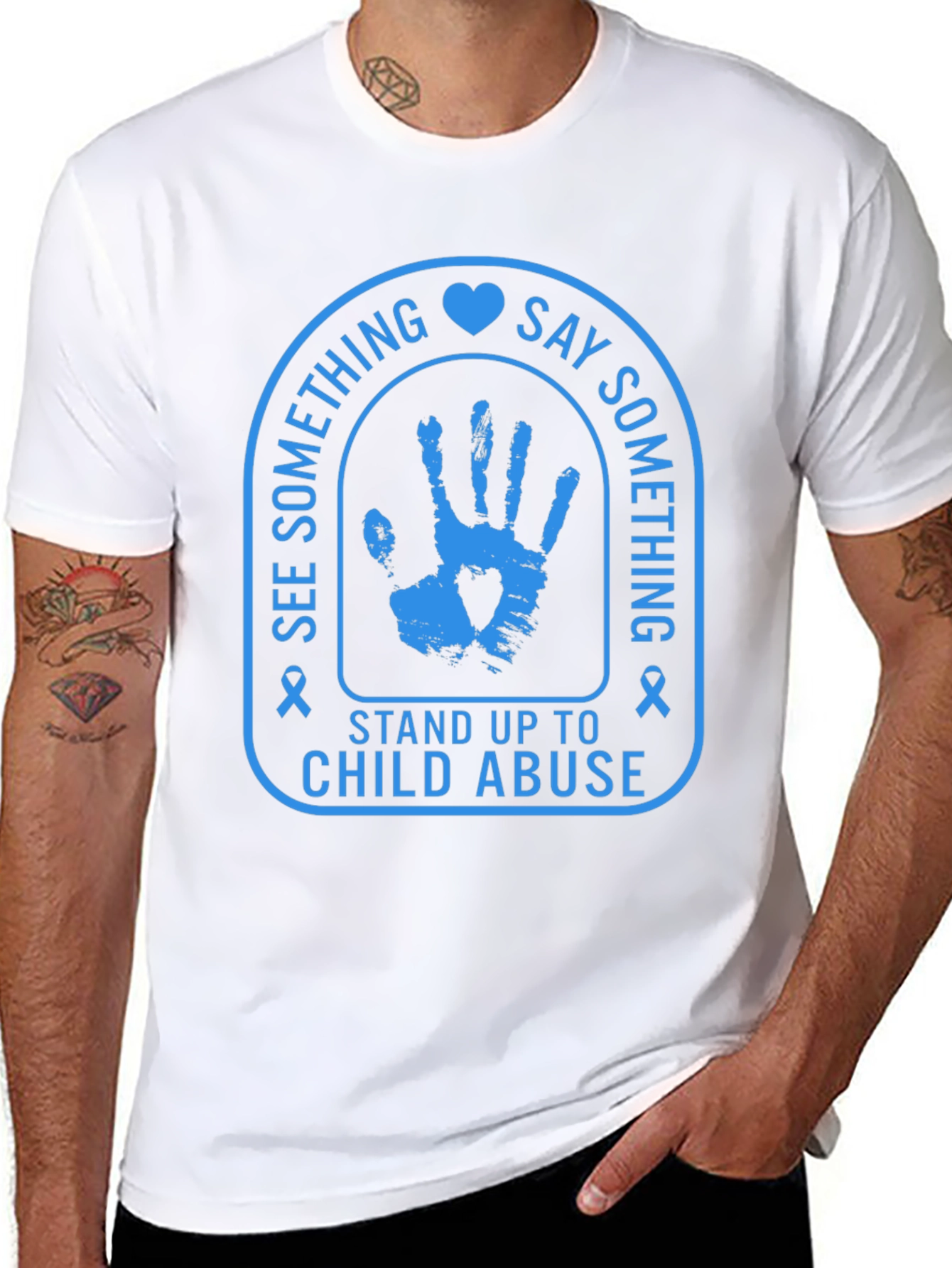 Child Abuse Awareness Graphic Tee