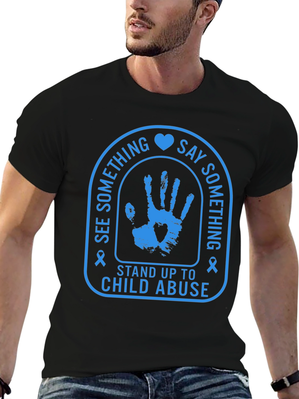 Child Abuse Awareness Graphic Tee