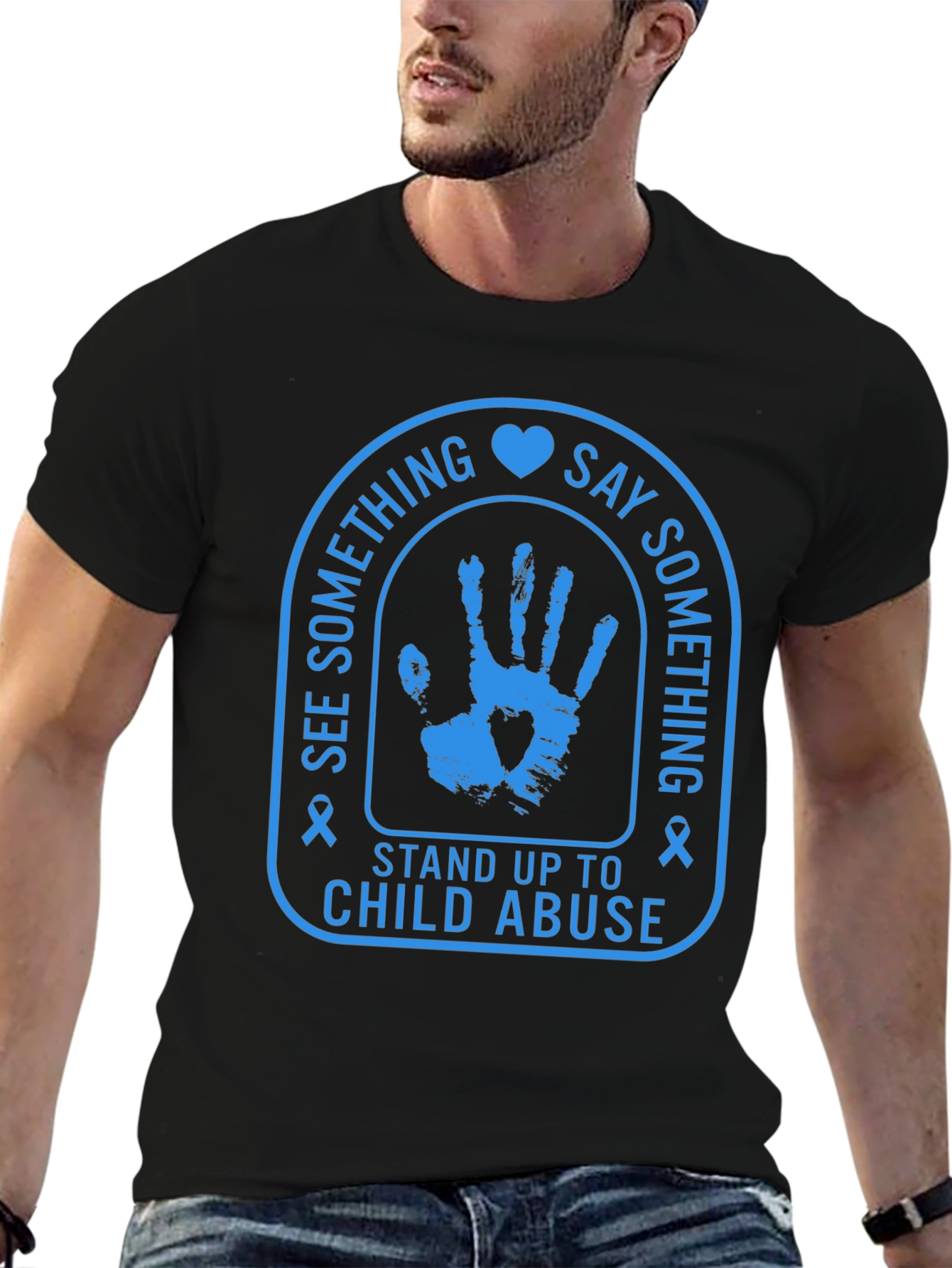Child Abuse Awareness Graphic Tee