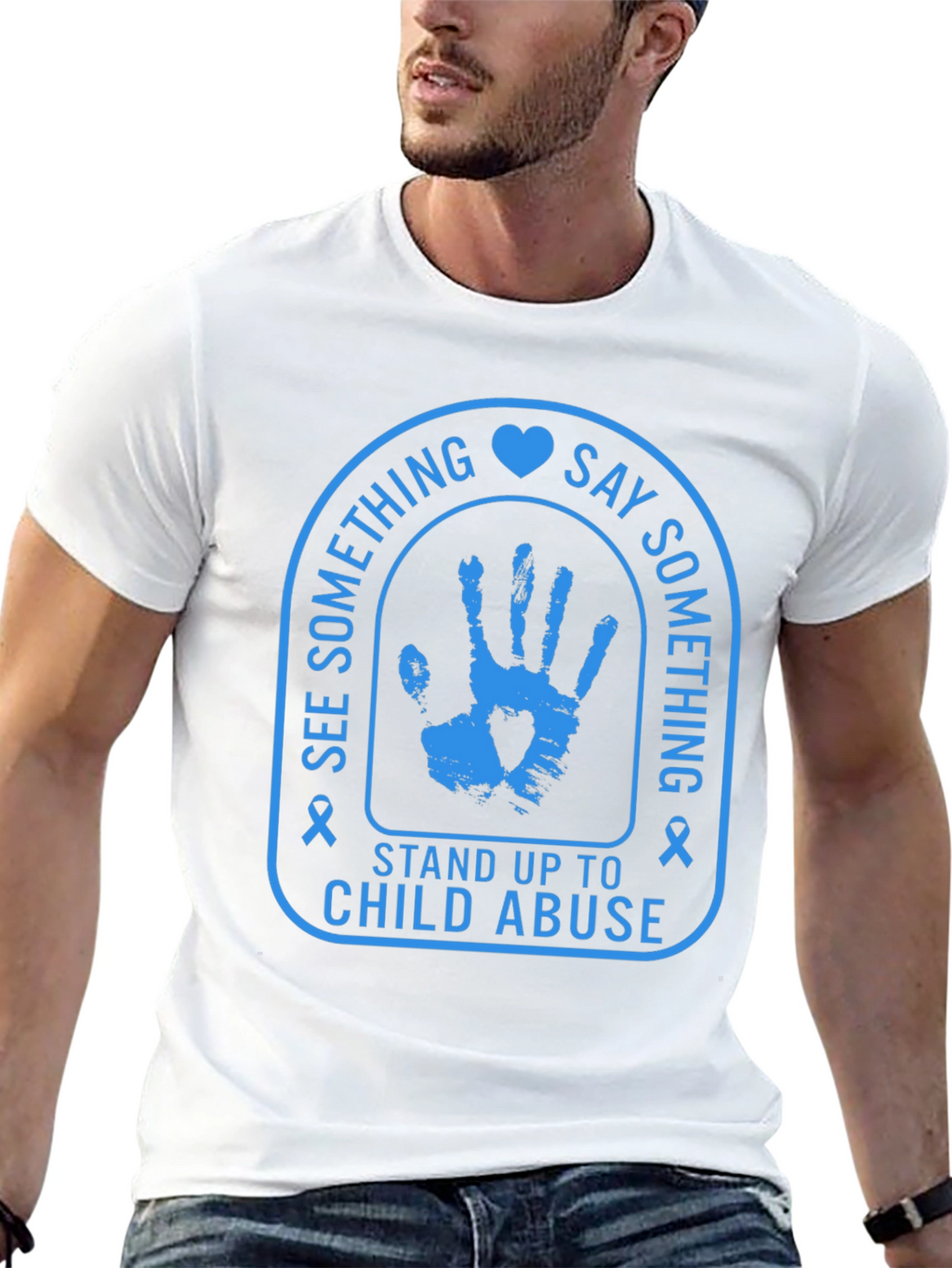 Child Abuse Awareness Graphic Tee