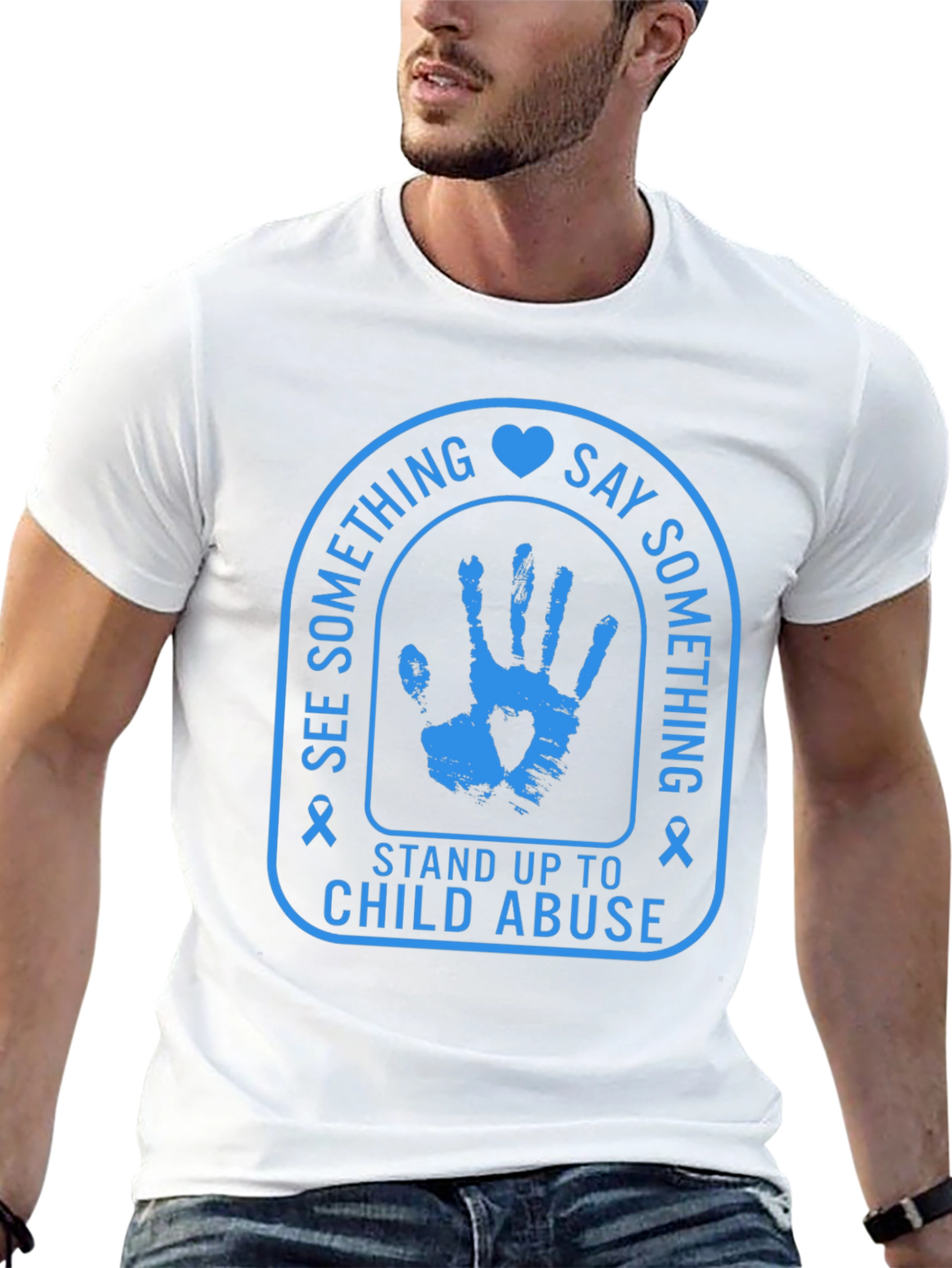 Child Abuse Awareness Graphic Tee