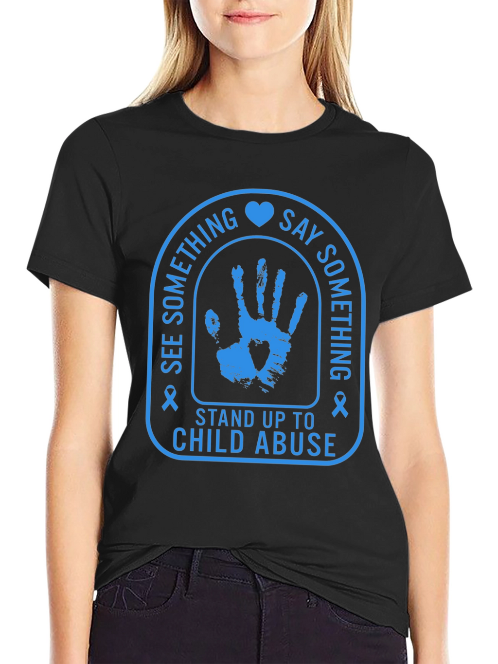 Child Abuse Awareness Graphic Tee
