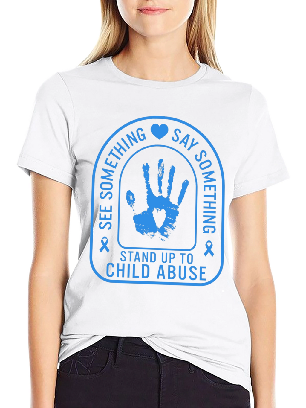 Child Abuse Awareness Graphic Tee