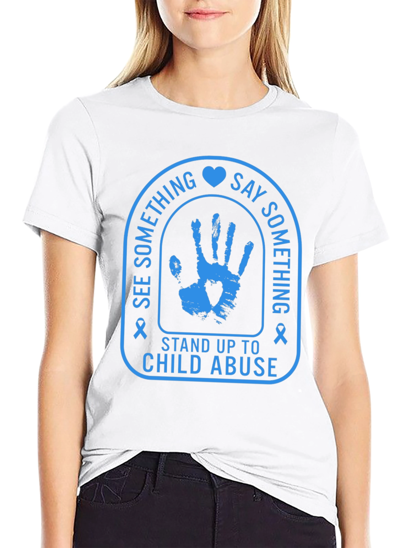 Child Abuse Awareness Graphic Tee