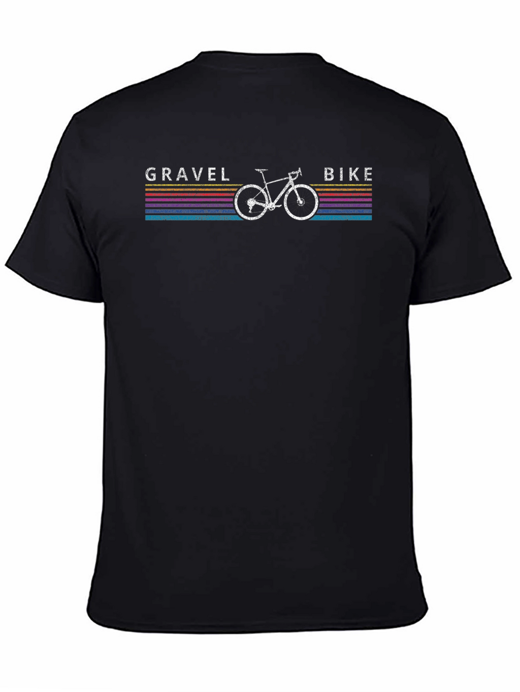 Gravel Bike Retro T-Shirt - Cycling Adventure Tee