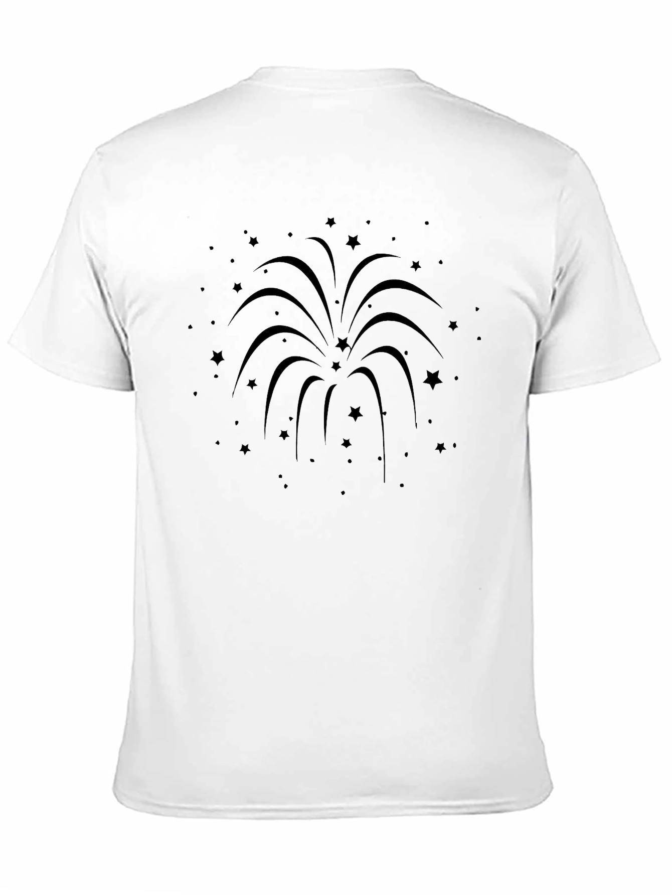 Star Fireworks Graphic T-Shirt
