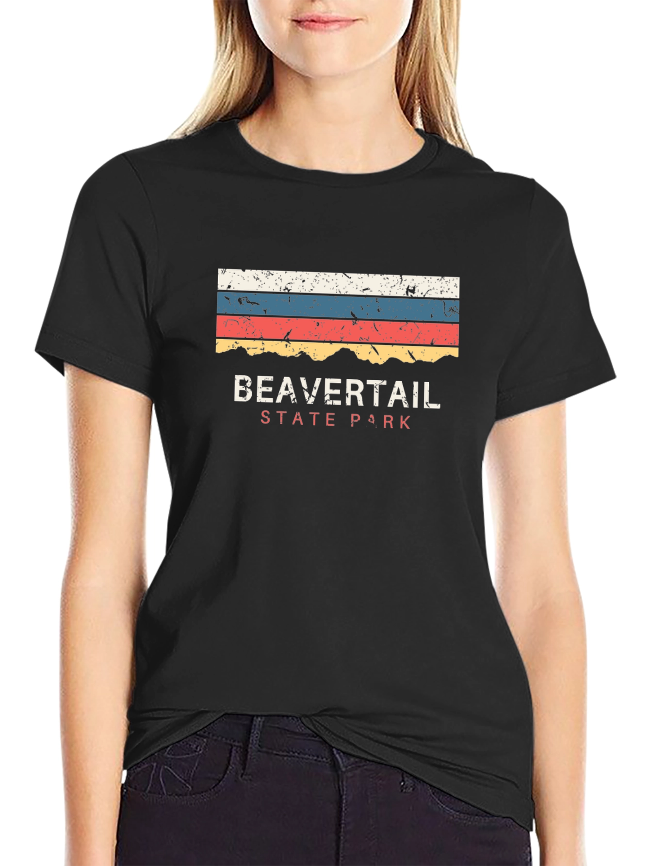 Beavertail State Park Retro T-Shirt