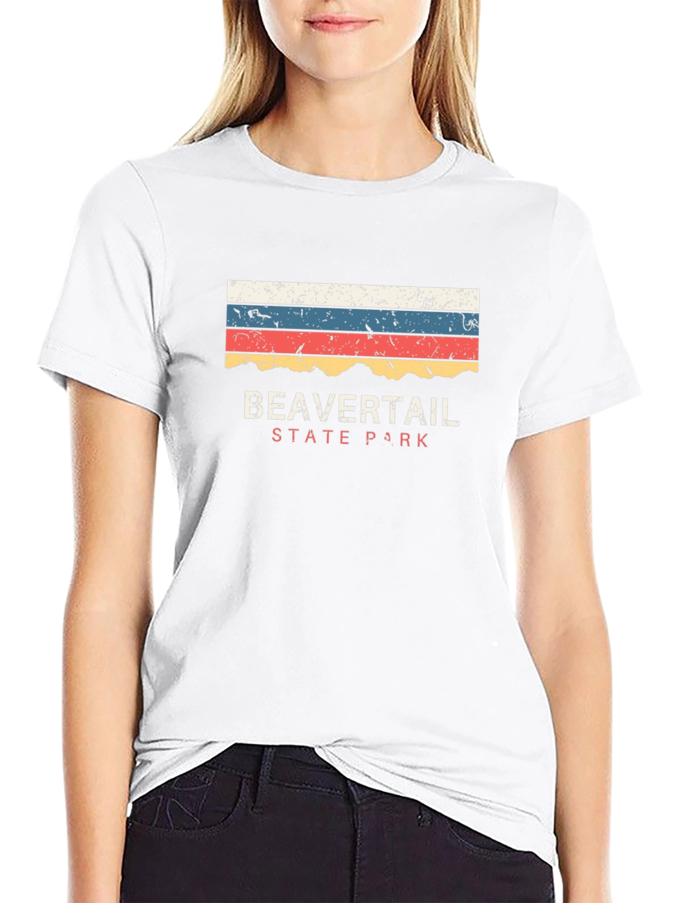 Beavertail State Park Retro T-Shirt