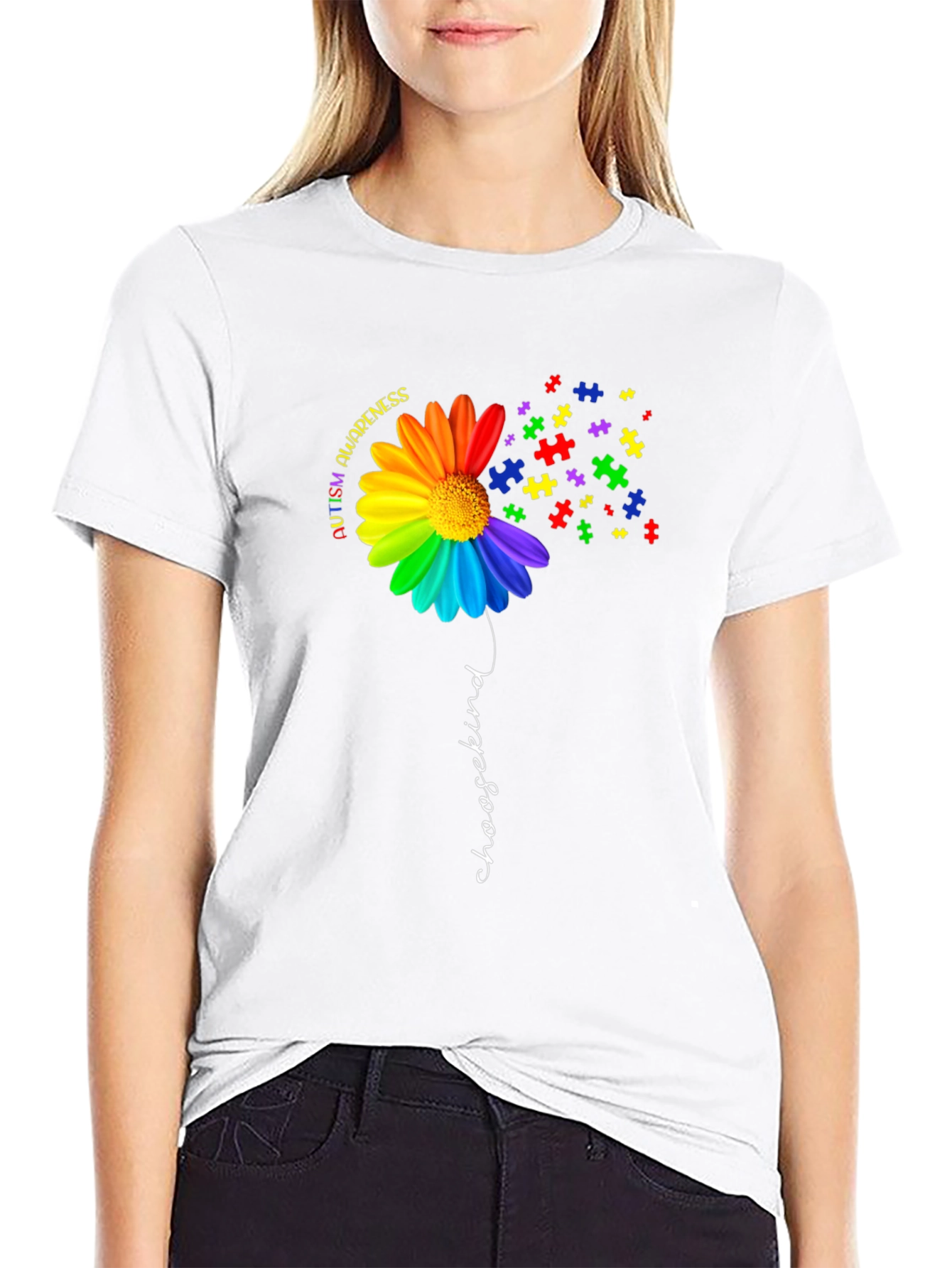 Autism Awareness Choose Kind Graphic Tee