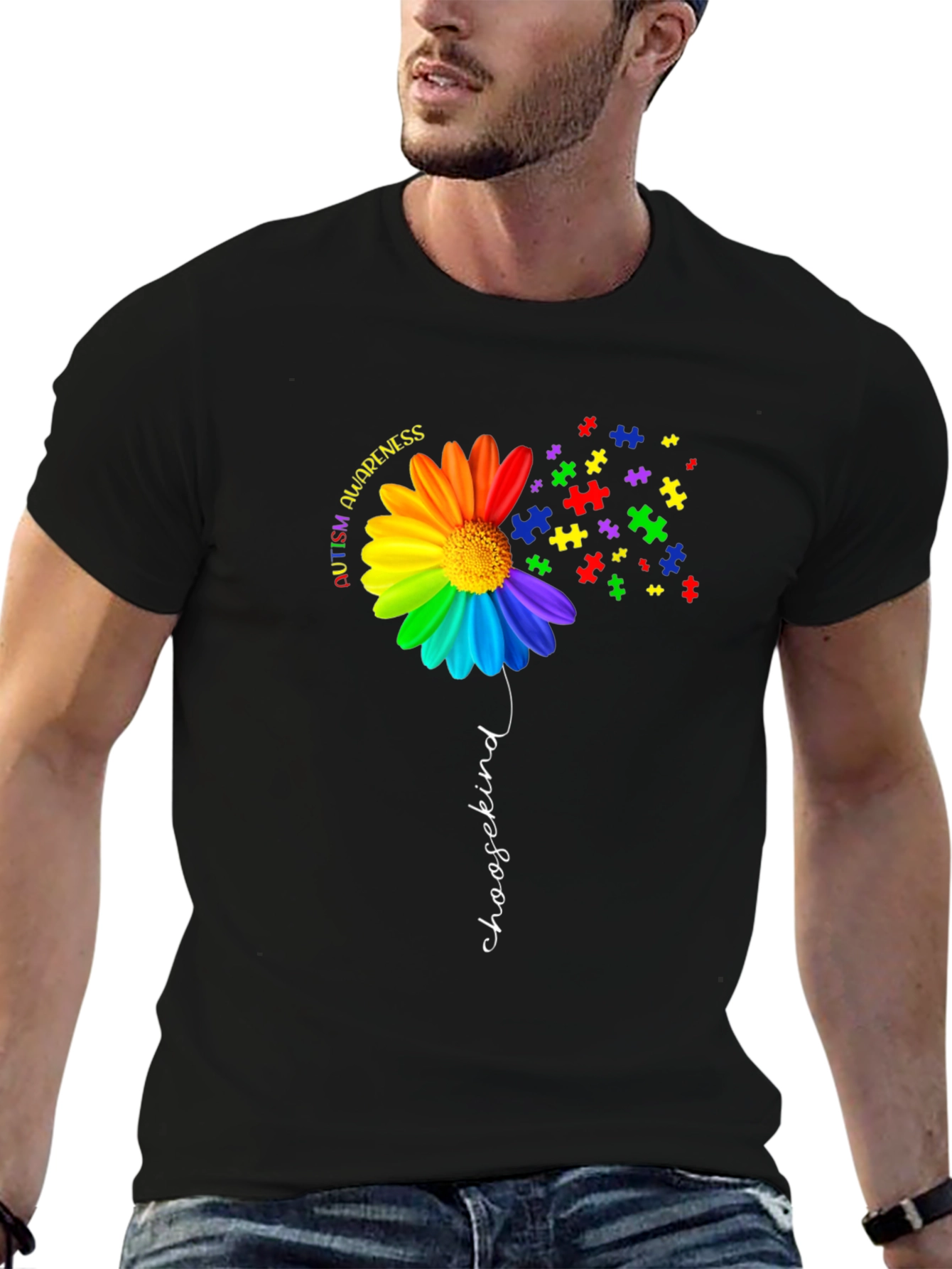 Autism Awareness Choose Kind Graphic Tee