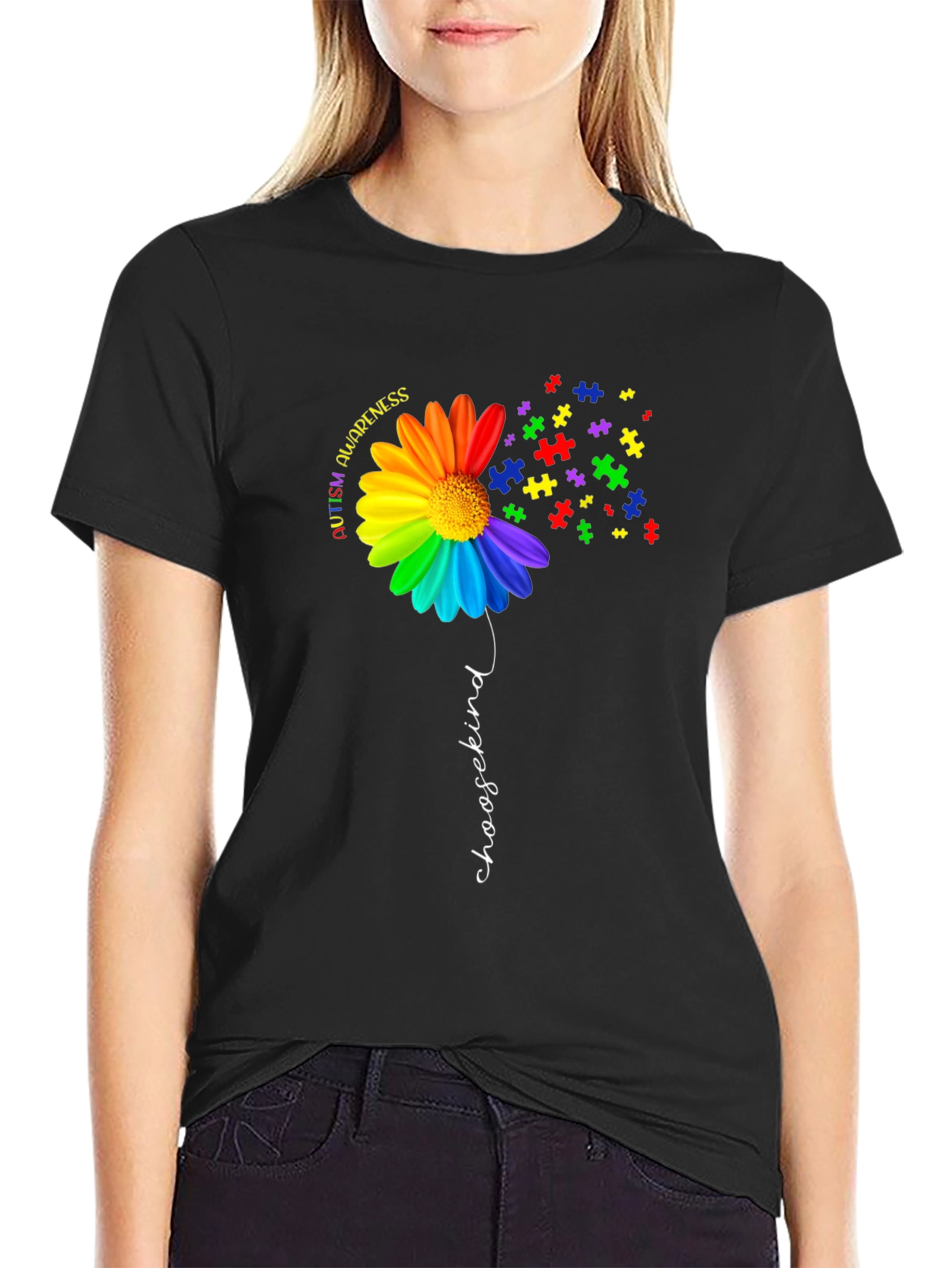 Autism Awareness Choose Kind Graphic Tee