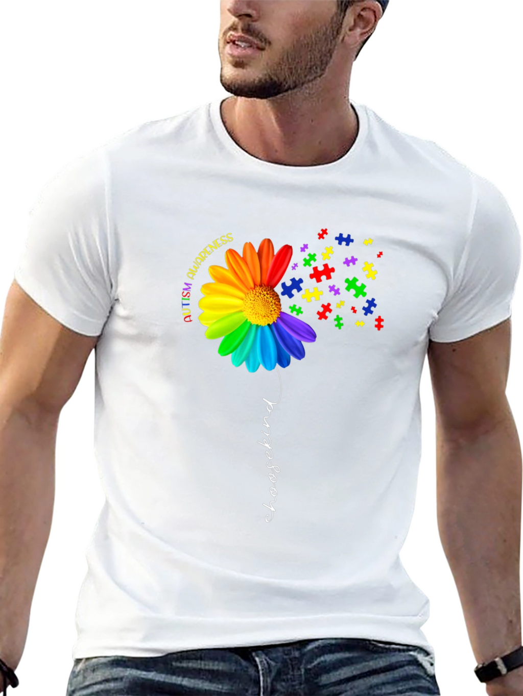 Autism Awareness Choose Kind Graphic Tee