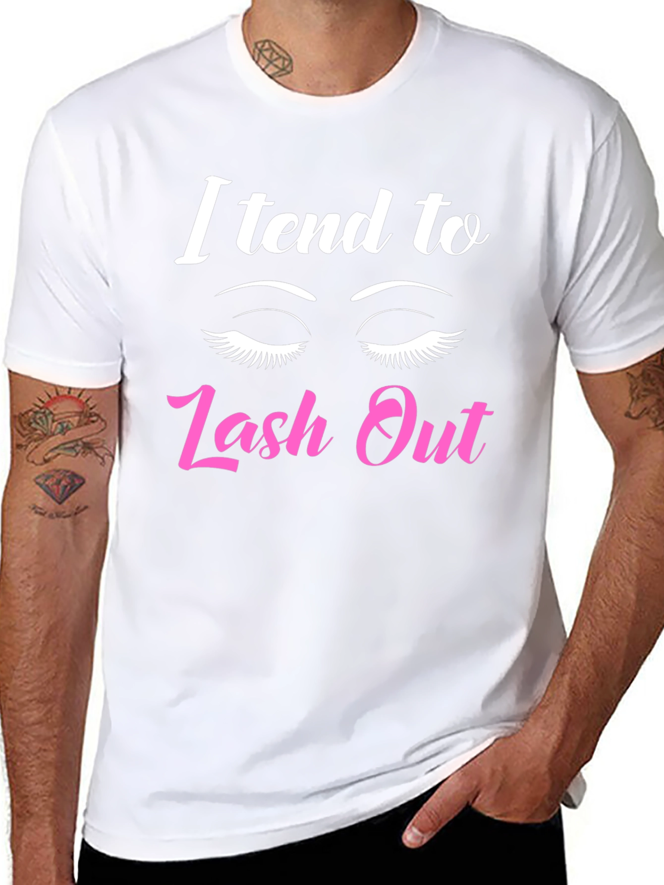 I Tend To Lash Out Graphic Tee
