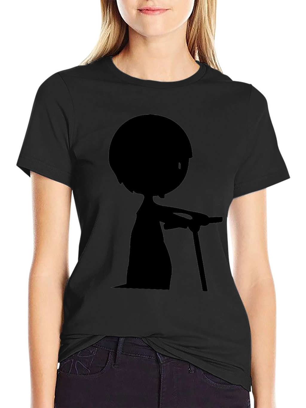 Silhouette Scooter T-Shirt - Stylish Graphic Tee