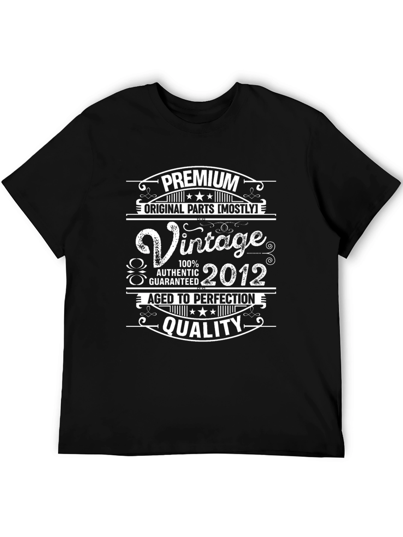 Premium Vintage 2012 T-Shirt - Aged to Perfection